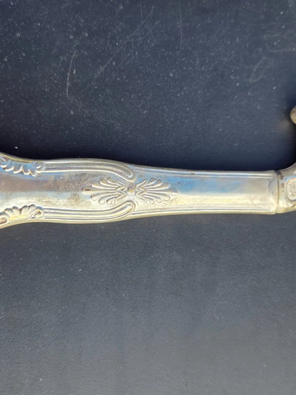 VTG Sheffield Silver Plated Pizza Cutter and Pasta Serving Spoon , Made In Italy